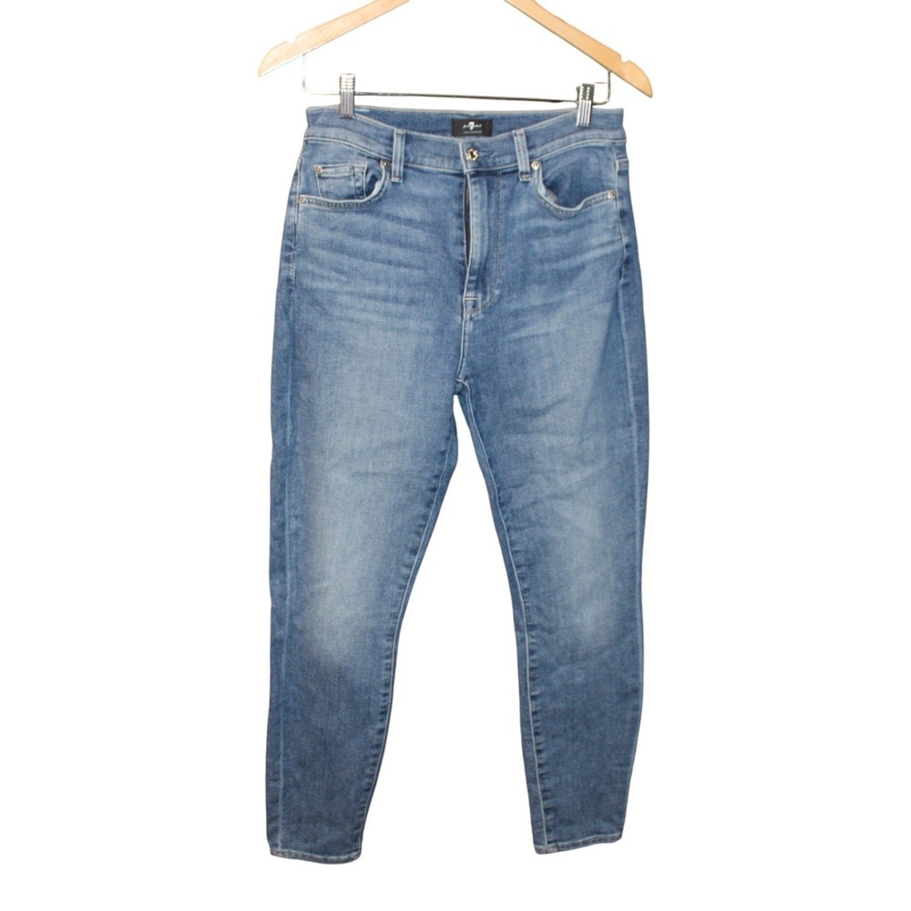 ✨‎ 7 For All Mankind High Waist Ankle Skinny Jeans – Size 28 ✨